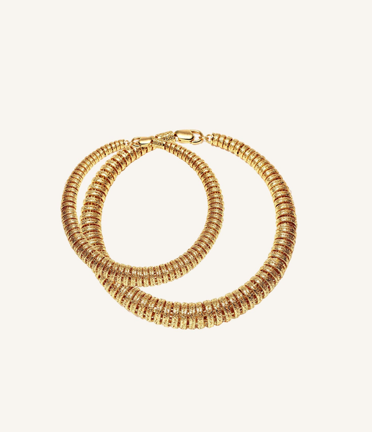 Textured Gold Bangle