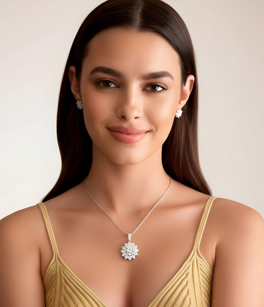 Diamond Bloom Necklace