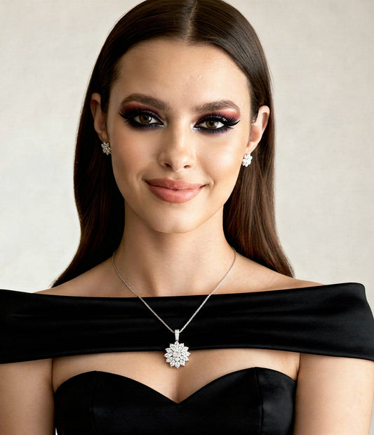 Diamond Bloom Necklace