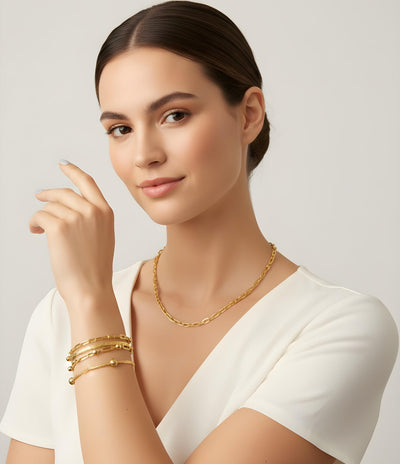 Golden Link Bracelet